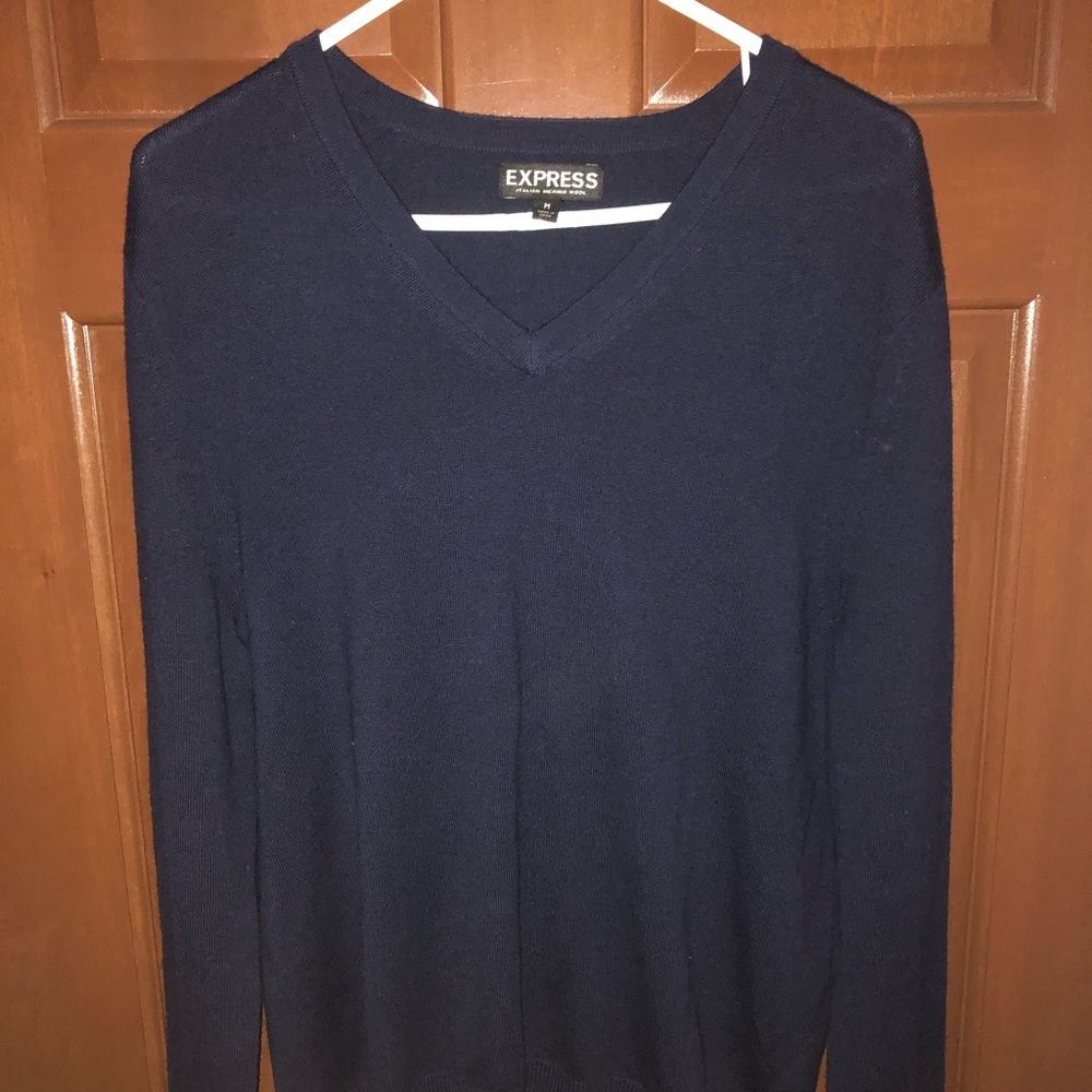Men’s Medium Navy Blue Express Express Cardigan